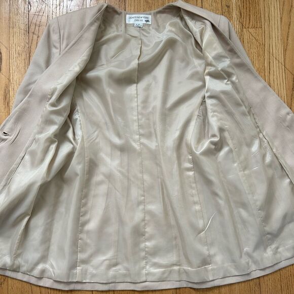 Vintage Jones New York Pleated Long Statement Closure Blazer Sz 14 - Picture 10 of 10